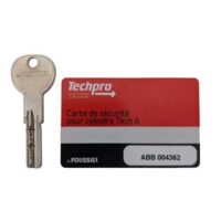 clé et carte de propriete techpro